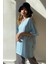 Mavi Oversize Basic Kadın Tişört 4
