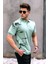 Polo Yaka Desenli Mint Yeşili Erkek Tişört 1