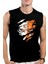 Sert Naruto Siyah Kesik Kol | Kolsuz Erkek T-Shirt | Atlet 1