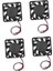 Prettyia 12 V 2pin 40MM Mini 4 cm Fan Sessiz Bilgisayar Soğutucu Soğutma Fanı Pc (Yurt Dışından) 5