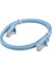 Kedi 6 Ethernet Kablosu, Düz Internet Ağı Tel Cat6 Ethernet Yama Kurşun Bilgisayar Kablosu Snagless RJ45 Konnektörleri Ile - Mavi, 0.5m 0.5m Mavi (Yurt Dışından) 1