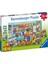 Çocuk Puzzle 2X12 Parça Alışverişe Gidiyoruz 50765 2