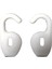 2x 1 Çift Silikon Kulak Ipuçları Kulaklık Kapak Jabra Boost White (Yurt Dışından) 2