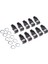 10X 4pin 1/4 '' 6.35MM / 6.5mm Kadın Soket Mono Ses Jack Bağlayıcı (Yurt Dışından) 3