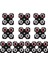 10 Adet Pcb Dağı Av Konsantrik Çıkış 4 Rca Kadın Soket Konnektör Kurulu (Yurt Dışından) 4