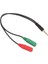 3.5mm 1/8 "erkek Stereo Için Çift 3.5mm Kadın Y Splitter Kulaklık Ses Kablosu (Yurt Dışından) 1