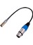 3x Mini Xlr Erkek Mikrofonlar & Mikserler Için 3-Pin Xlr Kadın Ses Kablosu 0.3m (Yurt Dışından) 2