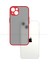 Apple iPhone 13 Kılıf 3D Kamera Korumalı Soft Matte Smoke Case 3