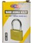 Sld Sarı Kısa Kancalı Asma Kilit 63 mm 3
