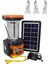 GS-906P Güneş Enerjili 3 Ampullü Radyolu Solar Lamba Kamp Lambası 1