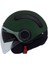 Sx.10 Mat Yeşil Yarım Kask (Medıum Beden) 1