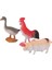 12 Adet Plastik Poultry Hayvanlar Çiftlik Yard Modeli Şekil Çocuklar Oyuncak Domuz Inek Köpek (Yurt Dışından) 5