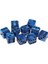 10X 16MM D6 Zar Altı Taraflı Ölür Akrilik Ktv Kulübü Trpg Mtg Oyuncak Mavi (Yurt Dışından) 2