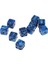 10X 16MM D6 Zar Altı Taraflı Ölür Akrilik Ktv Kulübü Trpg Mtg Oyuncak Mavi (Yurt Dışından) 3