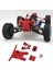 Rc Ön Guard & Wltoys Için Tampon 124016 124018 Paletli Buggy Kamyon Parçaları Kırmızı 3