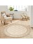 Dijital Baskı Yıkanabilir Kaymaz Taban Yuvarlak Halı RVG7154 1