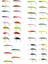 43 Adet Balıkçılık Lures Karışık 6 Farklı Stiller Minnow Krank Baits Swimbait (Yurt Dışından) 1