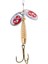 Sert Metal Balıkçılık Lures Bas Somon Spinner Kaşık Yemler Crankbait Mücadele (Yurt Dışından) 2