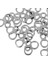 50 Adet Balıkçılık Kelebek Jigging Şekil 8 Yüzük Tainless Teel Assist Hooks S (Yurt Dışından) 3