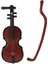 1/12 Dollhouse Minyatür Müzikal Enstrüman Keman Müzik Odası Aksesuar (Yurt Dışından) 1
