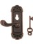 Bronz Metal Kapı Topuzu Sağ Kolu Dollhouse Minyatür 1:12 Ölçekli Aksesuar (Yurt Dışından) 3