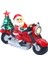 Komik Santa Figürinler 7 "santa Claus Işık Dekor Için Şişme Kapalı (Yurt Dışından) 4