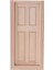 1/12 Ahşap 4-Pane Harici Tek Kapı Bebekler Için Ev Odası Için Dıy Aksesuarları (Yurt Dışından) 1
