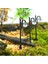 Metal Küpeşte ve Lamba ile 1/12 Dollhouse Peri Bahçe Mobilya Park Tezgahı (Yurt Dışından) 5