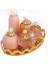 Lüks Minyatür Banyo Parfüm Seti W / Tepsi Için 1/12 Dollhouse Mobilya Pembe (Yurt Dışından) 3