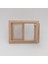 4 Adet 1/12 Dollhouse Minyatür 2 Bölme Pencere Çerçevesi Odası Aksesuarları Boyasız (Yurt Dışından) 4