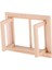 3 Adet 1/12 Dollhouse Minyatür Boyasız 2-Pane Pencere Çerçevesi Dıy Aksesuarları (Yurt Dışından) 2