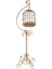 Vintage Metal Kuş Kafesi Birdcage Standı 1/12 Dollhouse Minyatür Ev Dekorasyonu (Yurt Dışından) 2