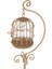 Vintage Metal Kuş Kafesi Birdcage Standı 1/12 Dollhouse Minyatür Ev Dekorasyonu (Yurt Dışından) 4