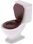 1/12 Dollhouse Seramik Mobilya Banyo Tuvalet Closestool Küvet Lavabo Seti (Yurt Dışından) 2
