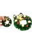 60MM Noel Çelenk, Bebekler Minyatür Garland, 1.12 Ölçekli Bebek Evi (Yurt Dışından) 4