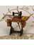 1/12 Ölçekli Vintage Basamaklı Dikiş Makinesi ve Masa Dollhouse Minyatür Aksesuarı (Yurt Dışından) 3