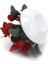 1:12 Dollhouse Minyatür Bitki Gül Gypsophila Çiçek Seramik Tencerede (Yurt Dışından) 4