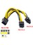 8 Pin Pcıe 12V To Dual 6+2 8 Pin Pcı E Gpu Power Güç Kablosu 30 cm 3