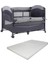 Miami Basic Anne Yanı Oyun Parkı Park Yatak 70X110 Gri+Yatak 8041 1