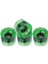 51MM x 70MM 4 Adet Kaykay Tekerlekler Pu Cruiser Longboard Değiştirme Tekerlek Rulman Koruyun Pu Kapak Koruyucu Kavrama - Yeşil 1