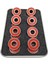 16X Kaykay Rulmanlar Longboard Rulo Inline Rulo Için Yedek Parçalar 2