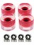 4 Pack Işık Up Kaykay Tekerlekleri 60X45MM Flaş Cruiser Tekerlek 78A Sertlik Kırmızı 1