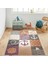 Dijital Baskı Yıkanabilir Kaymaz Taban Çocuk Halısı RVG4039 1