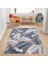 Dijital Baskı Yıkanabilir Kaymaz Taban Salon Halısı RVG1768 1