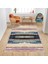 Dijital Baskı Yıkanabilir Kaymaz Taban Salon Halısı RVG1776 1