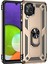 Samsung Galaxy A22 4g Kılıf Military Ring Holder Gold 1