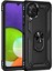 Samsung Galaxy A22 4g Kılıf Military Ring Holder Siyah 1