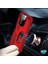 Xiaomi Redmi Note 11T Kılıf Military Ring Holder Siyah 3
