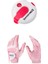 Kadın Golf Eldiven Uv-Koruyun Eldiven Mitten Mitts Mini Strok Skoru Sayaç Pembe (Yurt Dışından) 1