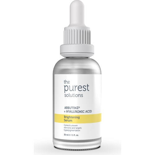 The Purest Solutions Leke Gidermeye Yardımcı Cilt Tonu Eşitleyici Cilt Bakım Serumu 30 ml Arbutin %2 + Hyaluronic Acid TPS103
